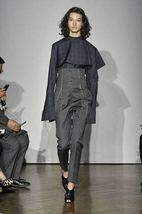 Milan woman s Fashion Week Fall Winter 2017 2018. Gabriele Colangelo Fashionshow Pictured: Model  Copyright: xRiccardoxGiordanoxSickix xIPAx xFotosickix