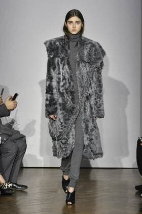 Milan woman s Fashion Week Fall Winter 2017 2018. Gabriele Colangelo Fashionshow Pictured: Model  Copyright: xRiccardoxGiordanoxSickix xIPAx xFotosickix