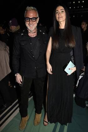 Mailand Fashion Week - Prominente bei Elisabetta Franchi Milan woman s Fashion Week Fall Winter 2017 2018 Milano Moda Donna Autunno Inverno 2017 2018 Elisabetta Franchi Front Row Pictured: Gianluca Vacchi e Giorgia  Copyright: xSimonaxChiocciax xIPAx xFotosickix