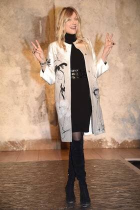 Milan woman s Fashion Week Fall Winter 2017 2018 Milano Moda Donna Autunno Inverno 2017 2018 Biagiotti front row Pictured Natasha Stefanenko  Copyright: xSimonaxChiocciax xIPAx xFotosickix