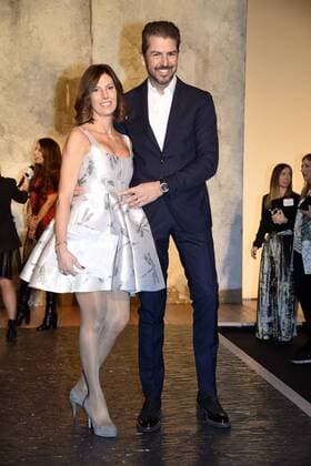 Milan woman s Fashion Week Fall Winter 2017 2018 Milano Moda Donna Autunno Inverno 2017 2018 Biagiotti front row Pictured Andrea Berton  Copyright: xSimonaxChiocciax xIPAx xFotosickix