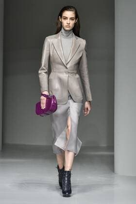 Milan woman s Fashion Week Fall Winter 2017 2018. Milano Moda donna , autunno inverno 2017 2018 . Salvatore Ferragamo Fashion show Pictured: Model  Copyright: xRiccardoxGiordanoxSickix xIPAx xFotosickix
