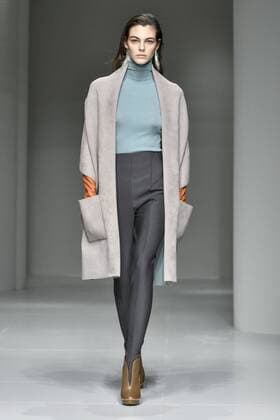Milan woman s Fashion Week Fall Winter 2017 2018. Milano Moda donna , autunno inverno 2017 2018 . Salvatore Ferragamo Fashion show Pictured: Model  Copyright: xRiccardoxGiordanoxSickix xIPAx xFotosickix