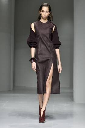 Milan woman s Fashion Week Fall Winter 2017 2018. Milano Moda donna , autunno inverno 2017 2018 . Salvatore Ferragamo Fashion show Pictured: Model  Copyright: xRiccardoxGiordanoxSickix xIPAx xFotosickix