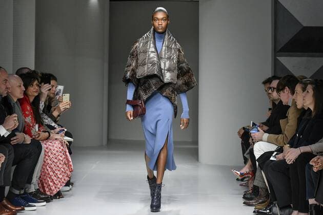 Bilder des Tages Milan woman s Fashion Week Fall Winter 2017 2018. Milano Moda donna , autunno inverno 2017 2018 . Salvatore Ferragamo Fashion show Pictured: Model  Copyright: xRiccardoxGiordanoxSickix xIPAx xFotosickix