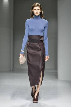 Milan woman s Fashion Week Fall Winter 2017 2018. Milano Moda donna , autunno inverno 2017 2018 . Salvatore Ferragamo Fashion show Pictured: Model  Copyright: xRiccardoxGiordanoxSickix xIPAx xFotosickix