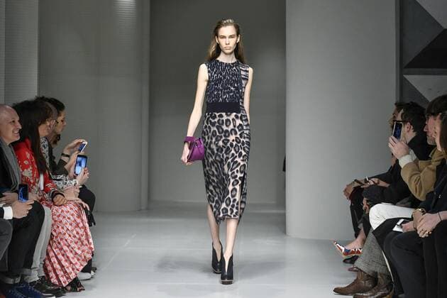 Milan woman s Fashion Week Fall Winter 2017 2018. Milano Moda donna , autunno inverno 2017 2018 . Salvatore Ferragamo Fashion show Pictured: Model  Copyright: xRiccardoxGiordanoxSickix xIPAx xFotosickix