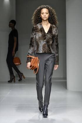 Milan woman s Fashion Week Fall Winter 2017 2018. Milano Moda donna , autunno inverno 2017 2018 . Salvatore Ferragamo Fashion show Pictured: Model  Copyright: xRiccardoxGiordanoxSickix xIPAx xFotosickix