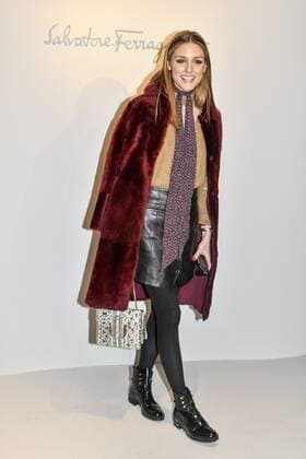 Milan woman s Fashion Week Fall Winter 2017 2018. Milano Moda donna , autunno inverno 2017 2018 . Salvatore Ferragamo arrivals Pictured: Olivia Palermo  Copyright: xRiccardoxGiordanoxSickix xIPAx xFotosickix