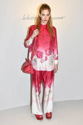 Milan woman s Fashion Week Fall Winter 2017 2018. Milano Moda donna , autunno inverno 2017 2018 . Salvatore Ferragamo arrivals Pictured: Tea Falco  Copyright: xRiccardoxGiordanoxSickix xIPAx xFotosickix