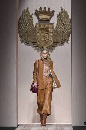 Milan woman s Fashion Week Fall Winter 2017 2018. Milano Moda donna , autunno inverno 2017 2018 . Trussardi fashion show Pictured: model  Copyright: xRiccardoxGiordanoxSickix xIPAx xFotosickix