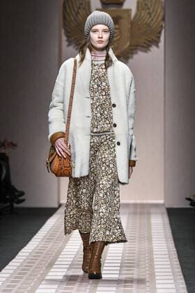 Milan woman s Fashion Week Fall Winter 2017 2018. Milano Moda donna , autunno inverno 2017 2018 . Trussardi fashion show Pictured: model  Copyright: xRiccardoxGiordanoxSickix xIPAx xFotosickix
