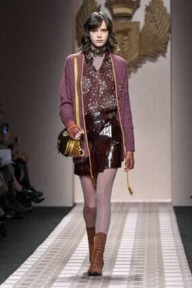 Milan woman s Fashion Week Fall Winter 2017 2018. Milano Moda donna , autunno inverno 2017 2018 . Trussardi fashion show Pictured: model  Copyright: xRiccardoxGiordanoxSickix xIPAx xFotosickix
