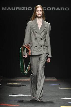 Milan woman s Fashion Week Fall Winter 2017 2018. Milano Moda donna , autunno inverno 2017 2018 . Maurizio Pecoraro fashion show Pictured: model  Copyright: xRiccardoxGiordanoxSickix xIPAx xFotosickix