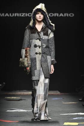 Milan woman s Fashion Week Fall Winter 2017 2018. Milano Moda donna , autunno inverno 2017 2018 . Maurizio Pecoraro fashion show Pictured: model  Copyright: xRiccardoxGiordanoxSickix xIPAx xFotosickix