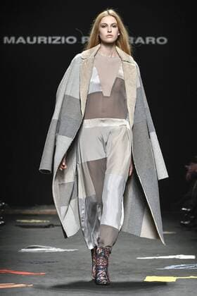 Milan woman s Fashion Week Fall Winter 2017 2018. Milano Moda donna , autunno inverno 2017 2018 . Maurizio Pecoraro fashion show Pictured: model  Copyright: xRiccardoxGiordanoxSickix xIPAx xFotosickix