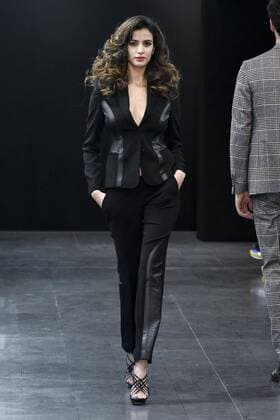 Milan woman s Fashion Week Fall Winter 2017 2018. Milano Moda donna , autunno inverno 2017 2018 . Moschillo fashion show Pictured: model  Copyright: xRiccardoxGiordanoxSickix xIPAx xFotosickix