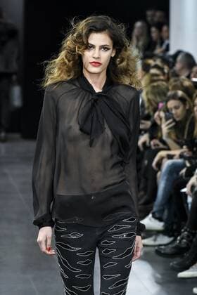 Milan woman s Fashion Week Fall Winter 2017 2018. Milano Moda donna , autunno inverno 2017 2018 . Moschillo fashion show Pictured: model  Copyright: xRiccardoxGiordanoxSickix xIPAx xFotosickix