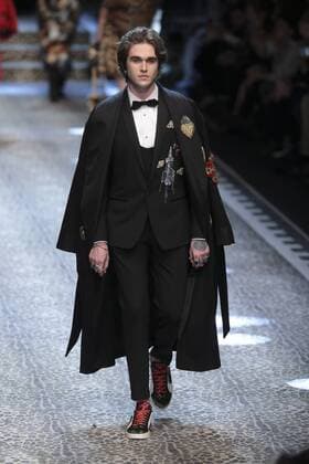 Milan woman s Fashion Week Fall Winter 2017 2018. D&G Fashion Show Pictured: model  Copyright: xSickix xIPAx xFotosickix