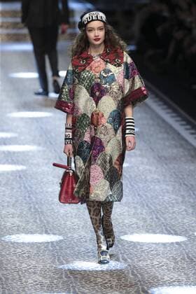 Milan woman s Fashion Week Fall Winter 2017 2018. D&G Fashion Show Pictured: model  Copyright: xSickix xIPAx xFotosickix