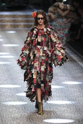 Milan woman s Fashion Week Fall Winter 2017 2018. D&G Fashion Show Pictured: model  Copyright: xSickix xIPAx xFotosickix