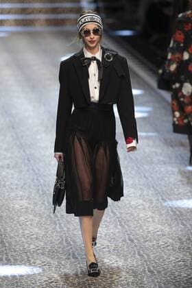 Milan woman s Fashion Week Fall Winter 2017 2018. D&G Fashion Show Pictured: model  Copyright: xSickix xIPAx xFotosickix
