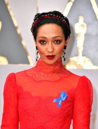 Actress Ruth Negga arrives on the red carpet for the 89th annual Academy Awards at the Dolby Theatre in the Hollywood section of Los Angeles on February 26, 2017.  LAP2017022635 KEVINxDIETSCH