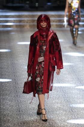 Milan woman s Fashion Week Fall Winter 2017 2018. D&G Fashion Show Pictured: model  Copyright: xSickix xIPAx xFotosickix