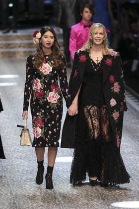 Milan woman s Fashion Week Fall Winter 2017 2018. D&G Fashion Show Pictured: model  Copyright: xSickix xIPAx xFotosickix