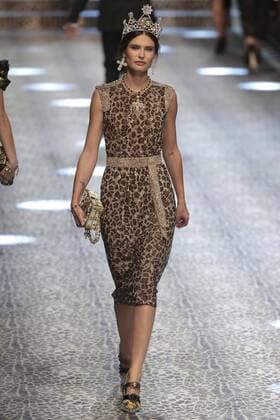 Milan woman s Fashion Week Fall Winter 2017 2018. D&G Fashion Show Pictured: model  Copyright: xSickix xIPAx xFotosickix