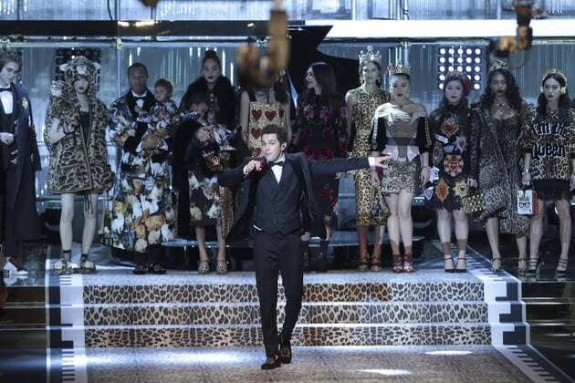 Milan woman s Fashion Week Fall Winter 2017 2018. D&G Fashion Show Pictured: model  Copyright: xSickix xIPAx xFotosickix