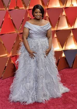 Actress Octavia Spencer arrives on the red carpet for the 89th annual Academy Awards at the Dolby Theatre in the Hollywood section of Los Angeles on February 26, 2017.  LAP20170226737 JIMxRUYMEN