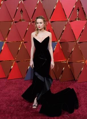 Actress Brie Larson arrives on the red carpet for the 89th annual Academy Awards at the Dolby Theatre in the Hollywood section of Los Angeles on February 26, 2017.  LAP20170226051 JIMxRUYMEN