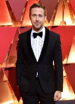 Actor Ryan Gosling arrives on the red carpet for the 89th annual Academy Awards at the Dolby Theatre in the Hollywood section of Los Angeles on February 26, 2017.  LAP20170226375 JIMxRUYMEN