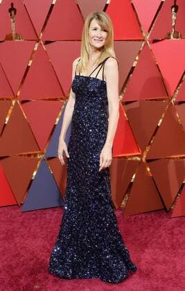 Actress Laura Dern arrives on the red carpet for the 89th annual Academy Awards at the Dolby Theatre in the Hollywood section of Los Angeles on February 26, 2017.  LAP20170226402 JIMxRUYMEN