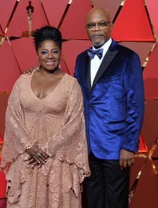 Actors LaTanya Richardson and Samuel L. Jackson arrive on the red carpet for the 89th annual Academy Awards at the Dolby Theatre in the Hollywood section of Los Angeles on February 26, 2017.  LAP20170226825 JIMxRUYMEN