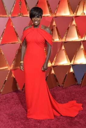 Actress Viola Davis arrives on the red carpet for the 89th annual Academy Awards at the Dolby Theatre in the Hollywood section of Los Angeles on February 26, 2017.  LAP20170226827 JIMxRUYMEN