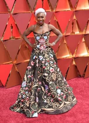 Actress Cynthia Erivo arrives on the red carpet for the 89th annual Academy Awards at the Dolby Theatre in the Hollywood section of Los Angeles on February 26, 2017.  LAP20170226860 JIMxRUYMEN