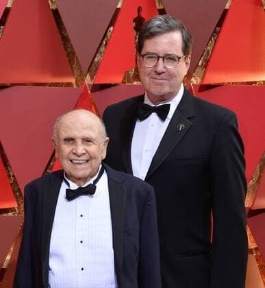 Casting director Lynn Stalmaster and Academy Governor David Rubin arrive on the red carpet for the 89th annual Academy Awards at the Dolby Theatre in the Hollywood section of Los Angeles on February 26, 2017.  LAP20170226876 JIMxRUYMEN