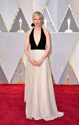 Michelle Williams arrives on the red carpet for the 89th annual Academy Awards at the Dolby Theatre in the Hollywood section of Los Angeles on February 26, 2017.  LAP2017022819 KEVINxDIETSCH