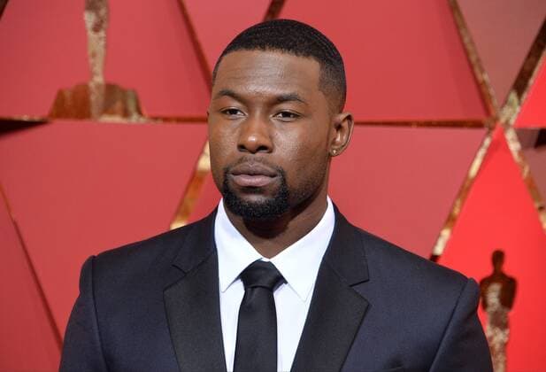 Actor Trevante Rhodes arrives on the red carpet for the 89th annual Academy Awards at the Dolby Theatre in the Hollywood section of Los Angeles on February 26, 2017.  LAP20170226463 JIMxRUYMEN