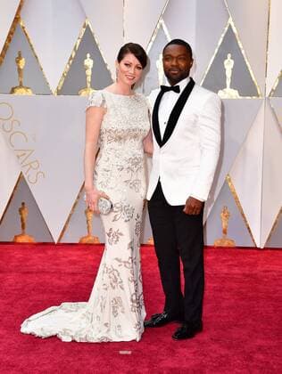 David and Jessica Oyelowo arrive on the red carpet for the 89th annual Academy Awards at the Dolby Theatre in the Hollywood section of Los Angeles on February 26, 2017.  LAP2017022854 KEVINxDIETSCH