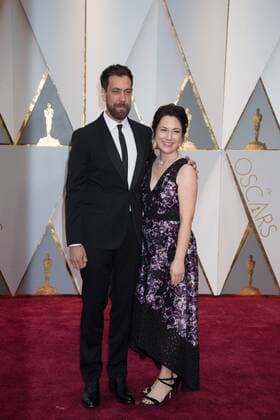 Feb 26, 2017 - Hollywood, California, U.S - Dan Krauss, Oscar nominee, arrives with a guest on the red carpet of The 89th Oscars® at the Dolby Theatre in Hollywood, CA on Sunday, February 26, 2017. Hollywood U.S - ZUMAz03_ 20170226_sho_z03_235 Copyright: xAMPASx