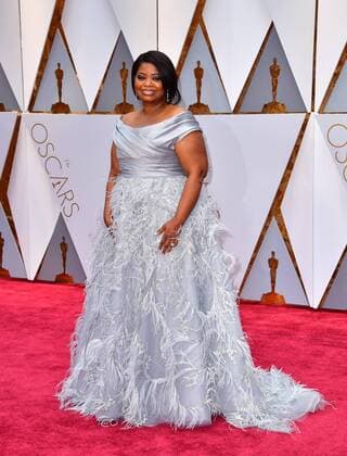 Octavia Spencer arrives on the red carpet for the 89th annual Academy Awards at the Dolby Theatre in the Hollywood section of Los Angeles on February 26, 2017.  LAP2017022855 KEVINxDIETSCH