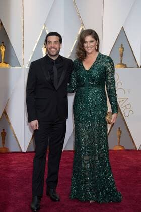 Feb 26, 2017 - Hollywood, California, U.S - Ezra Edelman and Caroline Waterlow, Oscar nominees, arrive on the red carpet of The 89th Oscars® at the Dolby Theatre in Hollywood, CA on Sunday, February 26, 2017. Hollywood U.S - ZUMAz03_ 20170226_sho_z03_237 Copyright: xAMPASx