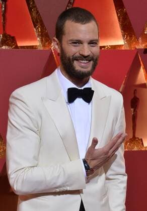 Actor Jamie Dornan arrives on the red carpet for the 89th annual Academy Awards at the Dolby Theatre in the Hollywood section of Los Angeles on February 26, 2017.  LAP20170226980 JIMxRUYMEN