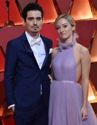 Director Damien Chazelle and actress Olivia Hamilton arive on the red carpet for the 89th annual Academy Awards at the Dolby Theatre in the Hollywood section of Los Angeles on February 26, 2017.  LAP20170226983 JIMxRUYMEN
