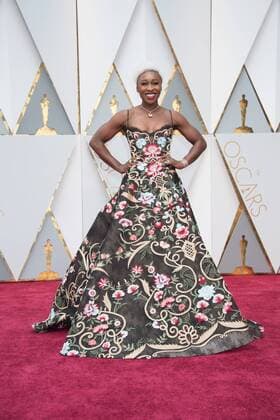 Feb 26, 2017 - Hollywood, California, U.S - Cynthia Erivo, Oscar nominee, arrives on the red carpet of The 89th Oscars® at the Dolby Theatre in Hollywood, CA on Sunday, February 26, 2017. Hollywood U.S - ZUMAz03_ 20170226_sho_z03_214 Copyright: xAMPASx
