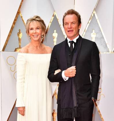 Sting and wife Trudie Styler arrive on the red carpet for the 89th annual Academy Awards at the Dolby Theatre in the Hollywood section of Los Angeles on February 26, 2017.  LAP2017022888 KEVINxDIETSCH