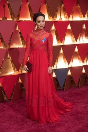Feb 26, 2017 - Hollywood, California, U.S - RUTH NEGGA, Oscar nominee, arrives on the red carpet of The 89th Oscars® at the Dolby Theatre in Hollywood, CA on Sunday, February 26, 2017. Hollywood U.S - ZUMAz03_ 20170226_sho_z03_321 Copyright: xAMPASx